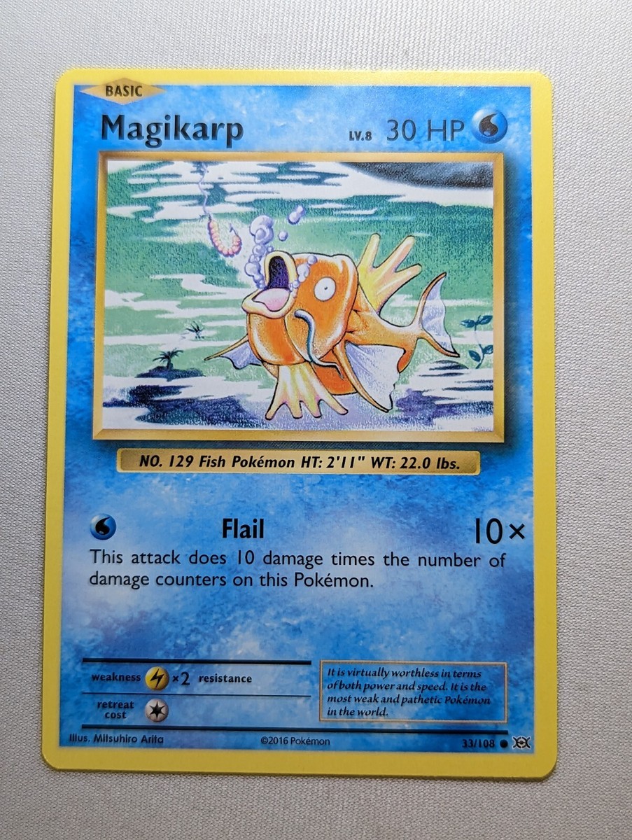 Magikarp 33/108 Common | XY Evolutions | Pokemon Card | eBay