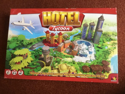 Hotel Tycoon Brettspiel Eigentum Magnatenspiel, 1 Schritt & 1 Gebäude fehlt