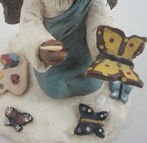 All God's Children Figurine Charity Item 1408 Ed 43 in Box Angel Art Butterflies - Picture 11 of 14
