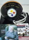 ERNIE STAUTNER AUTOGRAPHED 2 BAR TB MINI HELMET PITTSBURGH STEELERS HOF 1969 JSA
