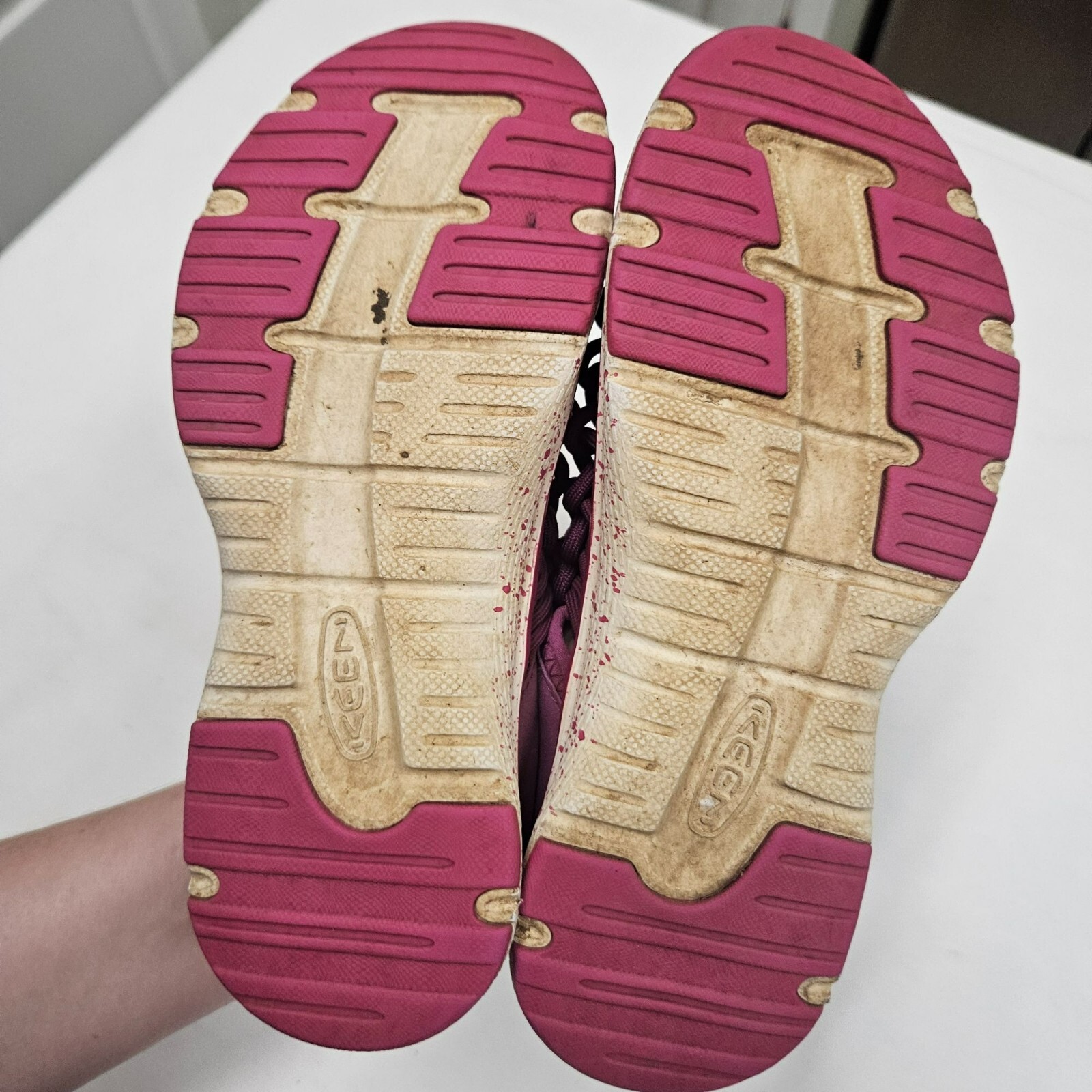 Sandali Keen bambina Uneek 2 taglia 3 US viola rosa scarpe comode outdoor