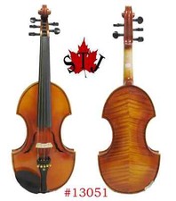 Baroque style song maestro 5 strings violin 4/4 flames maple back 13051