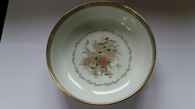 Princess House Porzellan große Schale. Blumen und Schmetterlinge. Durchmesser 9...