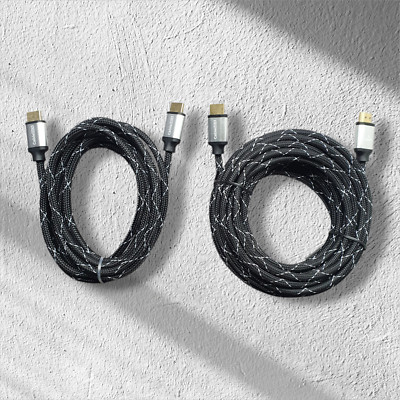 CableMax High Speed HDMI Cable Ethernet 3m oder 7,5m Nylon 4K Ultra HD Kabel TV