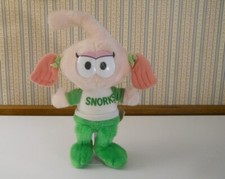 Vintage 1983 SNORKS Applause Wallace Berrie plush 14" Casey girl Bendable horn