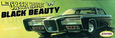 AURORA THE GREEN HORNET BLACK BEAUTY 6/" x 18/" ALUMINUM Sign