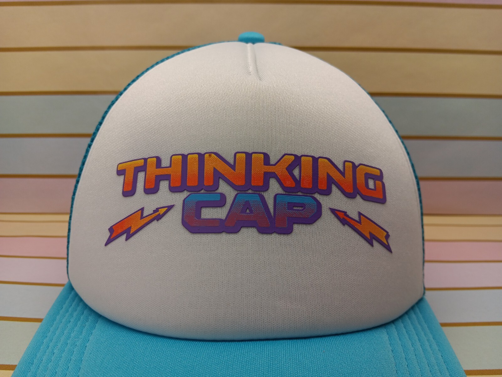 Thinking Cap Stranger Things Netflix Trucker Hat … - image 7
