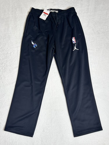 Jordan NBA Charlotte Hornets Basketball Sweatpants Black DN7059-010 Mens Size L - Picture 3 of 9
