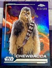 2024 Topps Chrome Star Wars CHEWBACCA PURPLE REFRACTOR /199