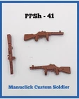 1 x Ppsh-41 RUSSIAN WEAPON Playmobil Custom WW2 WWII Soldier