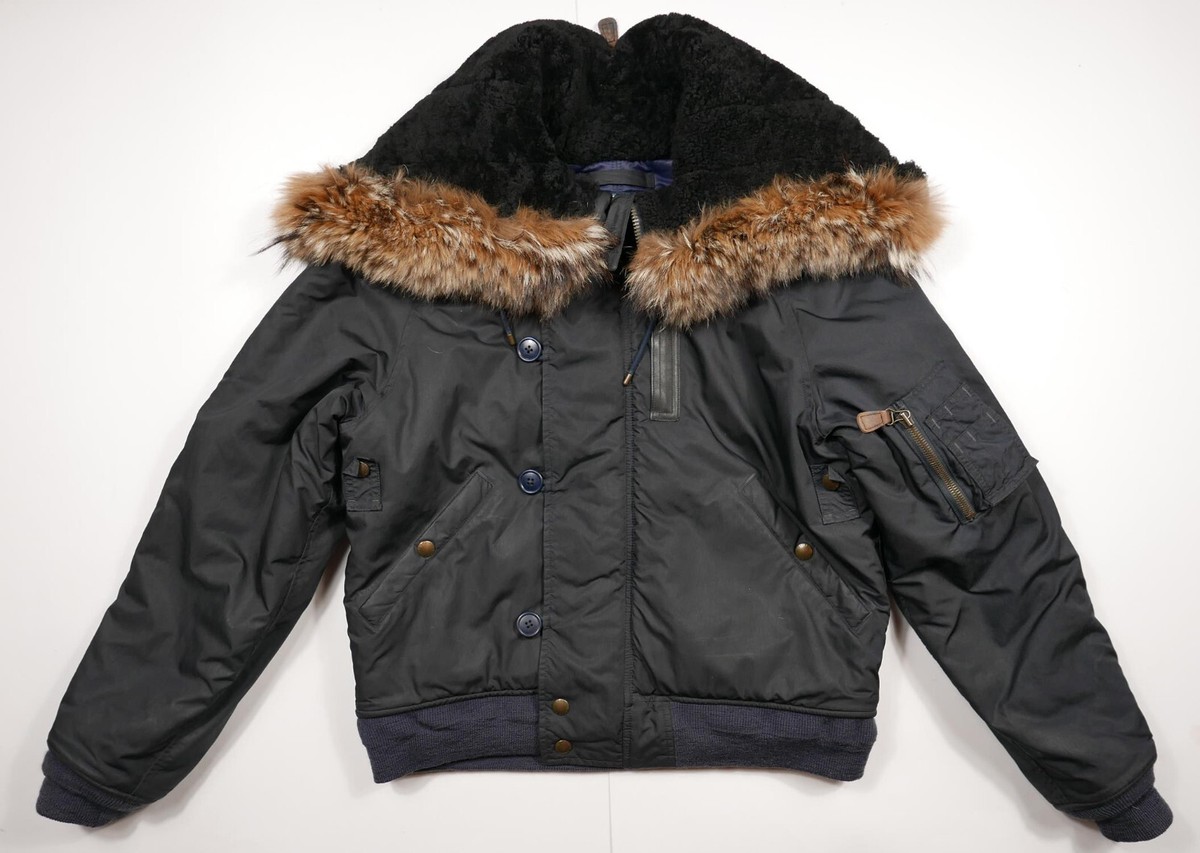 Polo Ralph Lauren Jacket Bomber Fur Tactical Black Field Polo Ralph Lauren Jacket Bomber Fur Tactical Black Field