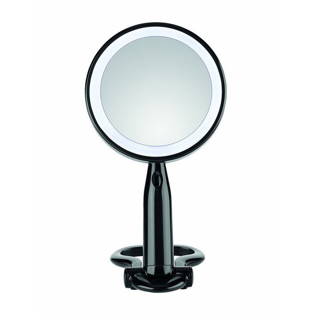 Conair Round Shaped Plastic Led Double Sided Lighted Makeup Mirror - Conair Double Sided Lighted Makeup Mirror Conair Round Shaped Plastic Led Double Sided Lighted Makeup Mirror - Conair Double Sided Lighted Makeup Mirror