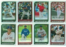 2008 Bowman Chrome REFRACTOR Parallel Single Cards #88-133 Rookie Logo RC Ref 08