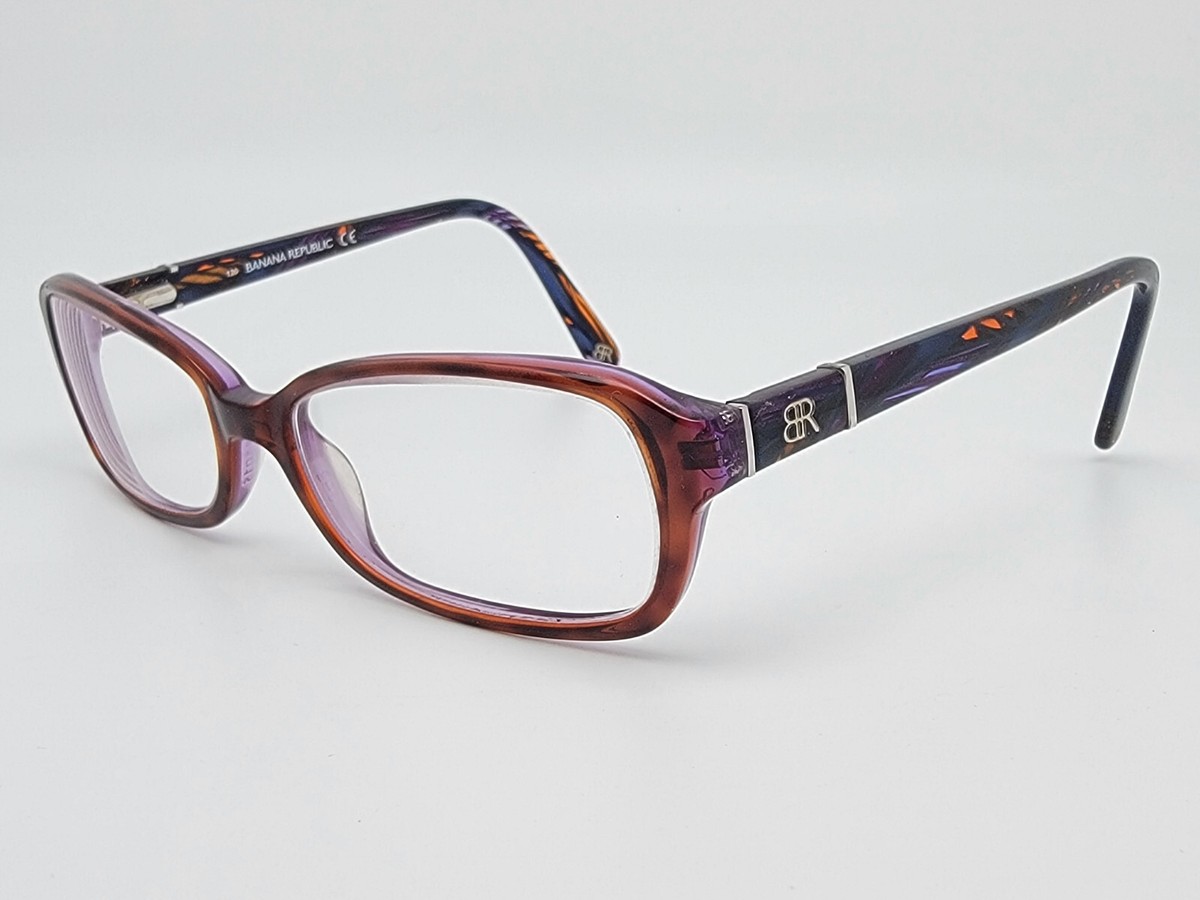 Banana Republic Women Glasses Frame Purple Eyewear SOFIE OHWH Eyeglasses Banana Republic Sofie 0JWH Crystal Brown Plum Lavender  main image 3