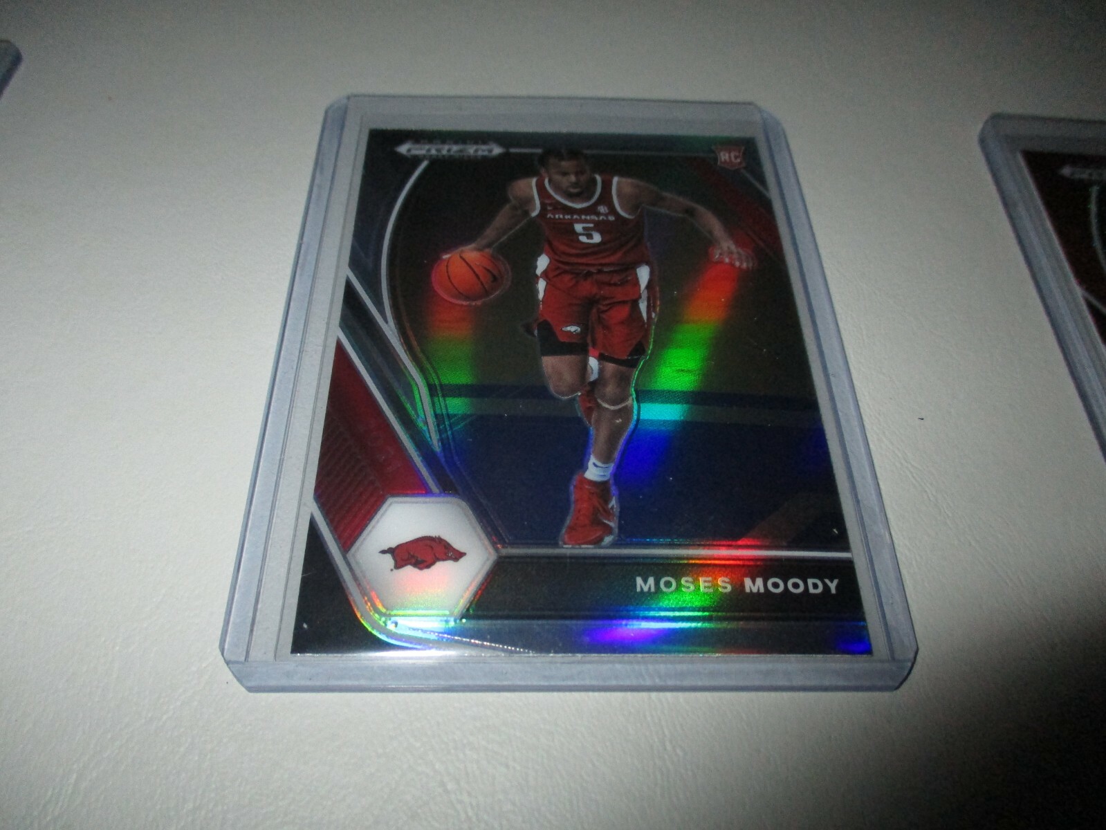 Moses Moody 2021-22 Panini Prizm Draft Picks Silver RC #11