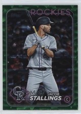 2024 Topps Update Green Crackle Foilboard 76/499 Jacob Stallings #US246 6k2