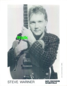 Press Photo: STEVE WARINER 8x10 B&W 1988
