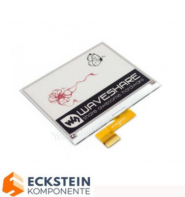 Waveshare 4,2 Zoll 400x300 E-Ink E-Paper Raw Display Dreifarbig Arduino 13379
