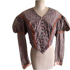 Vintage Hollywood Costume Victorian Bodice