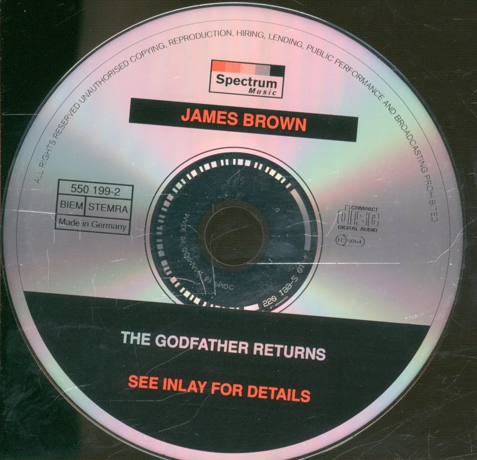 James Brown Godfather Returns CD Deutschland Spectrum Music (2) 1994 5501992 - Bild 3 von 3