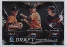 2019 Bowman Draft Chrome Progression DL Hall Adley Rutschman #DPR-BAL g6p