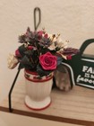 Miniature decor Forget Me Not (2003)Vase Roses — photo 4