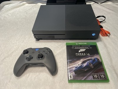 Microsoft Xbox One S Model 1681 Storm Gray 500 GB Controller Power