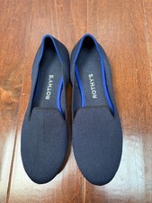 Rothy's The Loafer Shoes Navy Blue Cobalt detail - never worn Women's 7