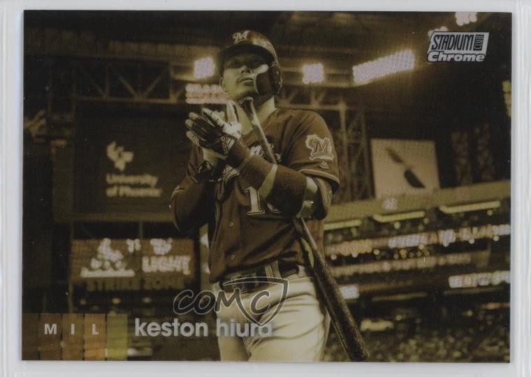2020 Topps Stadium Club Chrome Gold Minted Keston Hiura #124 07r2