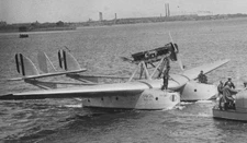 Savoia-Marchetti S-55 S55 Italy Desk Wood Airplane New Model Large Scale 1/72