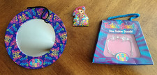 Lisa Frank Lot Locker Magnetic Mirror Butterflies Nalani Mini Notepad Bracelet