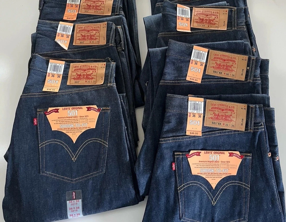 Vintage Levis 501 Shrink To Fit In Men's Jeans for sale | eBay