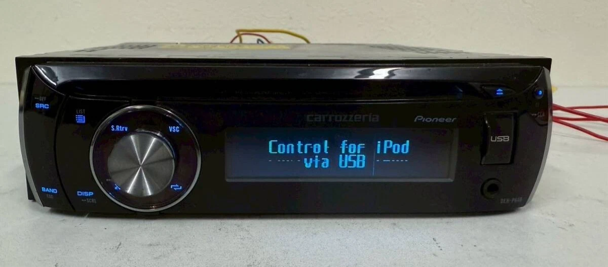 Carrozzeria Pioneer DEH-P640 1DIN CD PLAYER USB Car Audio old