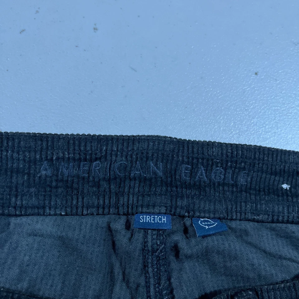 American Eagle Mujer 12 Regular Pana Súper Alto Tiro Suelto Pierna Ancha Grunge Foto 3 de 4