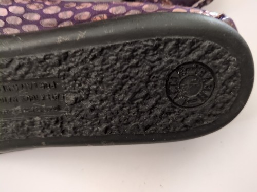 Arche ballerine viola pelle di serpente taglia 36 US 5-5,5 pelle ballerina piatta (KS7) - Foto 17 di 21