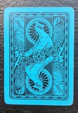 1 x Antique Wide Playing Card WW1 Soldier Bicycle Goodall