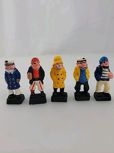 2" Resin Old Time Seamen Captain Sailor Pirate Village Town Miniature Figurines