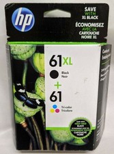 Genuine Factory Sealed HP 61XL Black  61 Color Inkjets 1 of ea 2021-2023