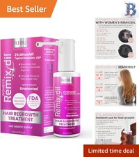 2 Minoxidil Hair Regrowth Spray for Women - Fuller, Thicker Hair Solution