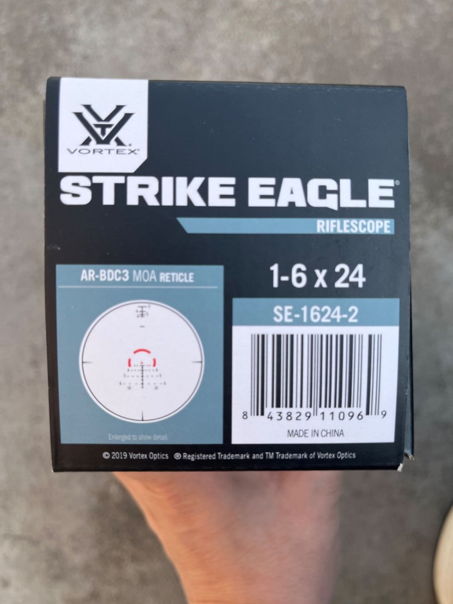 Vortex Strike Eagle 1-6x24mm Rifle Scope - SE-1624-2 for sale