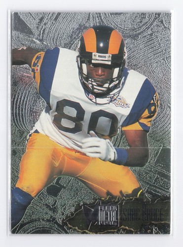 Isaac Bruce #101 1996 Fleer Metal card