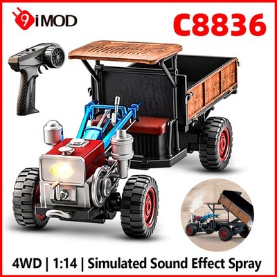 JJRC C8836 RC Tractor 1/14 2.4Ghz Rear Panels Can Be Opened RC Farm Vehicle Toys