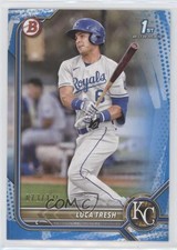 2022 Bowman Prospects Blue Pattern Border 73/125 Luca Tresh #BP-136 0ui8