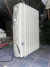 RS PRO Oil Filled Radiators 1500W/2000W 220-240V White Brand New