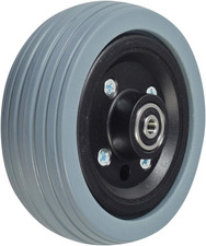 6"X2" Flat-Free Caster Wheel Assembly with Gray Tire for Jazzy Power Chairs - J