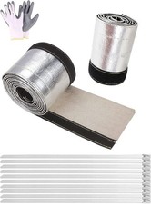 Heat Shroud Aluminized Sleeving Heat Shield Fuel line Wire Heat Sleeve for Ultim