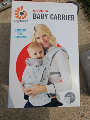 Ergobaby Original 3 Position Baby Carrier - Light Blue Anchors