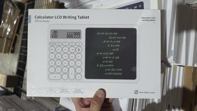 Calculator lcd writing tablet