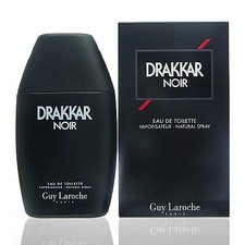 Guy Laroche Drakkar Noir Eau de Toilette 200 ml EDT Uomo NUOVO IMBALLO ORIGINALE