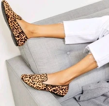 Birdies The Starling Cheetah Half Calf Loafers Szz8.5
